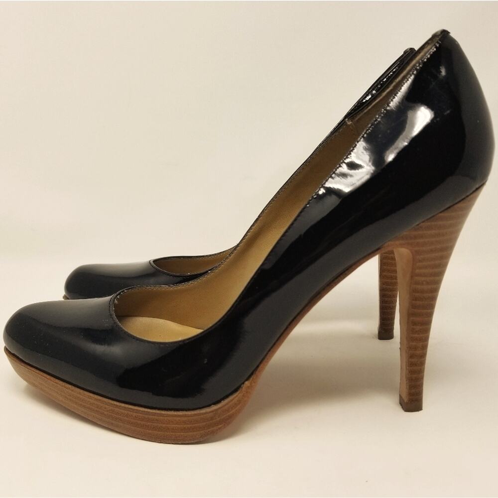 Steven by Steve Madden Leather Black Pumps Comfortable‎ Heel Women's Size 8.5 M